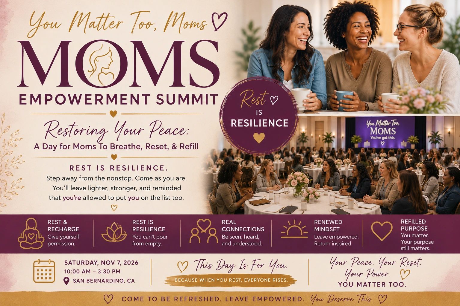 2026 You Matter Too Moms Empowerment Summit